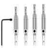 Meng Jiaran 4pc Self-Centering Drill Bit Set, 1/4" Hex Shank