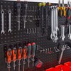 Ultrawall Pegboard Wall Organizer, Black Metal Pegboard Panels, Garage Storage