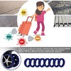 HoldFist （8 Pack） Luggage Wheel Covers for Most 8-Spinner Wheel