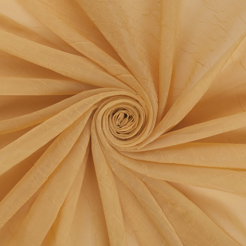 Eclipse Emina Crushed Sheer Voile Window Curtain Panel, Rod Pocket