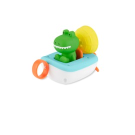 Skip Hop Baby Bath Toy Croc The Boat 3-Piece Set, Zoo