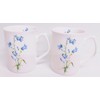 Rainbow Decors Bluebell Mugs Set of 2 Bone China Harebell