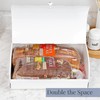 AuldHome Design Rustic White Bread Box; Farmhouse Vintage Enamelware Countertop