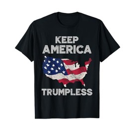 Keep America Trumpless Us Flag Vintage T-Shirt