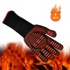 1 Pair of Fireproof High Temperature Resistant Microwave Oven Gloves