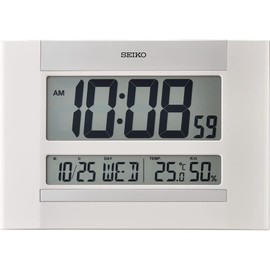 Seiko QHL088W Digital Alarm Clock White