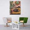 Aihonmin Jungle Wild Porcupine Paint by Numbers Yellow Sofa Paint