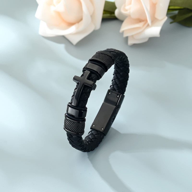 shajwo Cremation Jewelry Cross Urn Bracelet for Ashes for Women