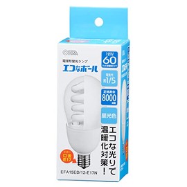 エコなボール60W形口金E17昼光色 EFA15ED/12E17N EFA15ED/12-E17N