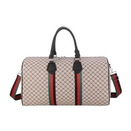 Stylish & Lightweight Geometric Carry-On - Durable Easy-Carry Travel Luggage for Women - Perfect for Weekend Getaways & Outdoor Adventures - Colour: Style 2 Khaki