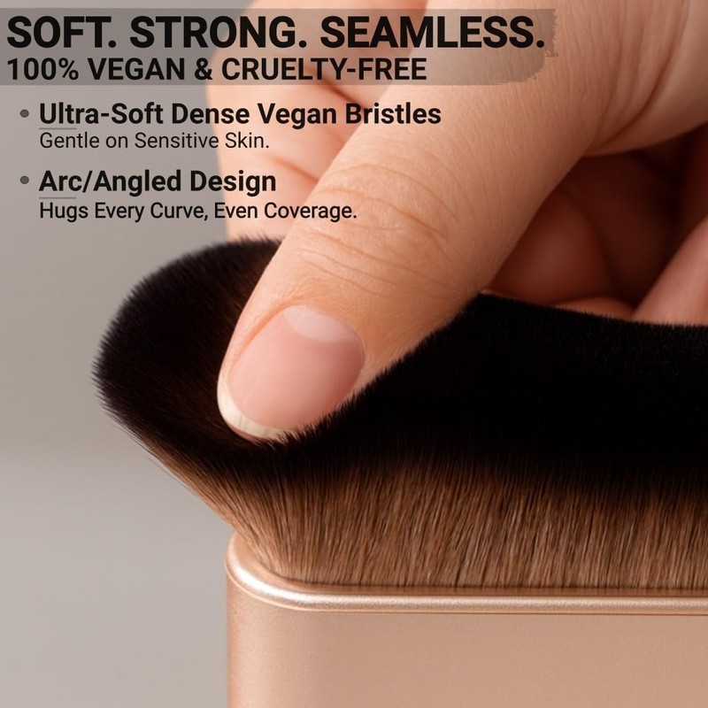 GOERTI Bronze Tan Tanning Body Makeup Brush - Kabuki Brush