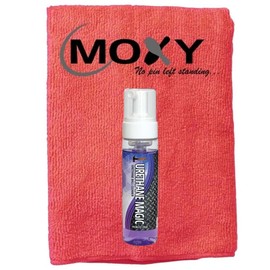 Bowlerstore Products Hammer Urethane Magic Bowling Ball Cleaner -7 oz with Moxy Micro Fiber Cleaning Towel (Red)