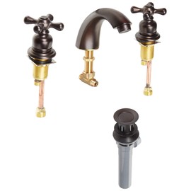 Kingston Brass GKB945AX Magellan Mini-Widespread Lavatory Faucet with Retail Pop-Up, 4-7/16", Oil Rubbed Bronze