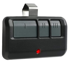 Universal Garage Door Opener Remote for Chamberlain Liftmaster 893MAX 893LM 373LM 973LM 83LM - Green/Red/Purple/Yellow Learn 3 Button Modern Case Design Easy to Program (1 Pack)