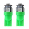 GLOFE 8Pcs Green Interior Map Dome Light LED Bulbs Compatible