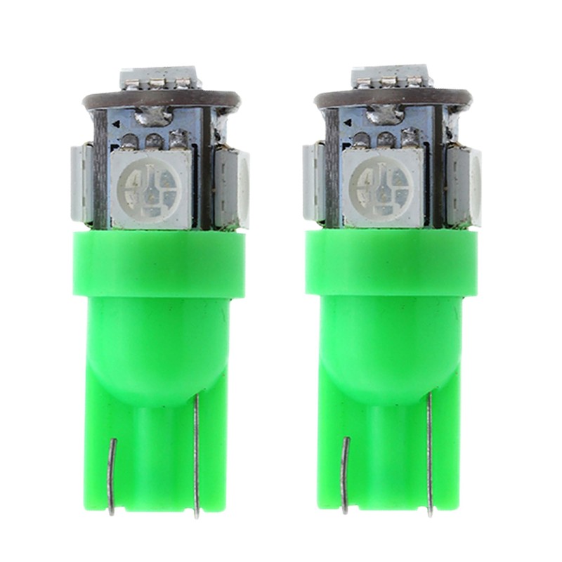 GLOFE 8Pcs Green Interior Map Dome Light LED Bulbs Compatible