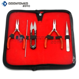 ODM 5 BEADING TOOL KIT BEAD TOOLS for BEAD WORKING & JEWELRY MAKING TOOLS BTS-597
