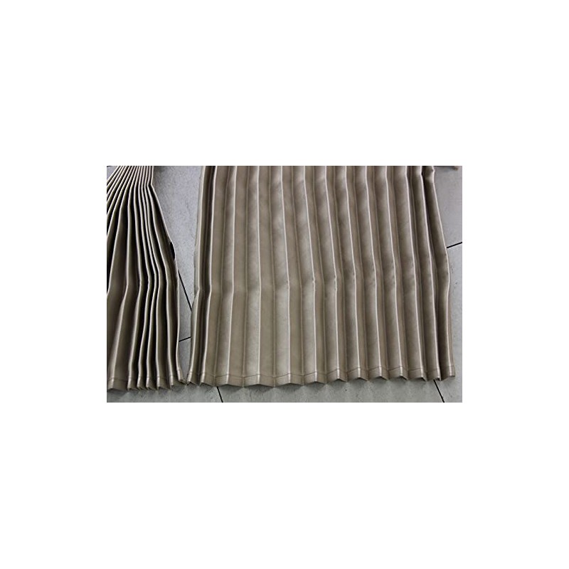 Track Curtain, Domestic Pleated Nap Curtain, Beige, Light Blocking, Width