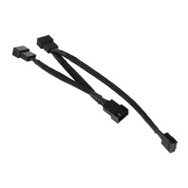 Phobya 4Pin PWM to 3x 4Pin PWM extension 40cm - black