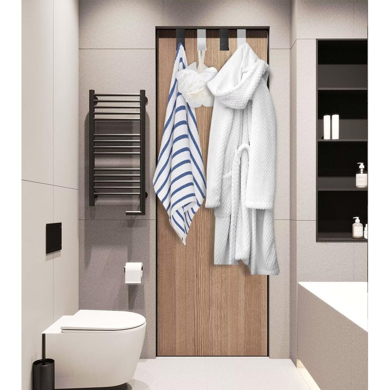 KAXIMON Door Hanger Hooks, 2 Pack Door Hanger without Nails
