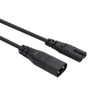 LBSC IEC 60320 C8 Plug to C7 Receptacle Male to