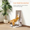 ComSaf Cardboard Vertical Cat Scratcher - Cat Scratching Board Large,