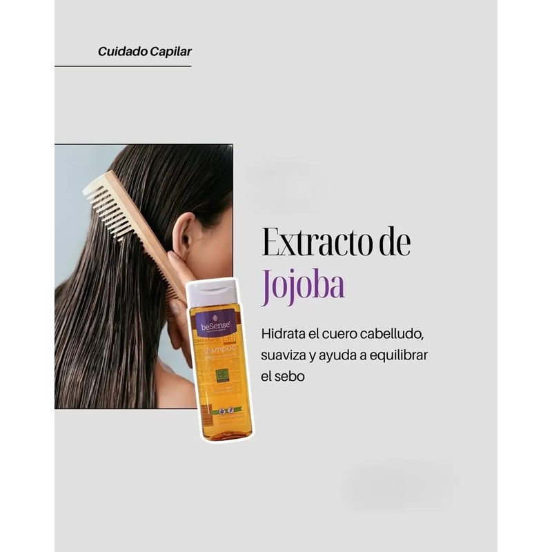 Be Sense Shampoo Colageno Hidrolizado 400ml Repara humecta