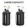 WINSA 100 oz Glass Water Bottle with Straw, 3 Liter,