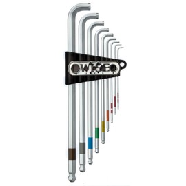 Wise Wrench Stick Ball Wrench Set (Stick Type) SBS-2000 LL Type Special Chrome Plating with Auxiliary Handle