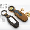 WTSHOPME Key Fob Cover Crazy Horse Leather Compatible with Mitsubishi