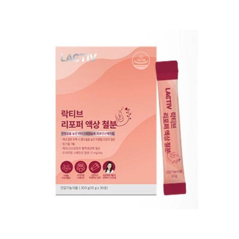 Lacticive Lactive Pregnant Women Lipoper Liquid Iron 30 sachets, 1