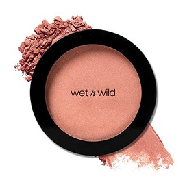 Wet n Wild Colorete Color Icon Rosa Nacarado 0.21 oz – Rubor Compacto de Alta Pigmentación, Acabado Luminoso y Natural, Larga Duración, Vegano y Cruelty Free