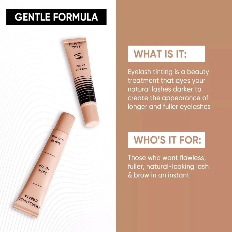 Lomansa Lash Color Kit - Professional Eyelash and Brow Color