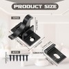Lounsweer 16 Pcs Brass Heavy Duty Cabinet Door Latch Cabinet