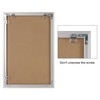 11x17 Inch Picture Frames,1PCS, Plexiglass, Silver Aluminum Snap Frame, Front-loading