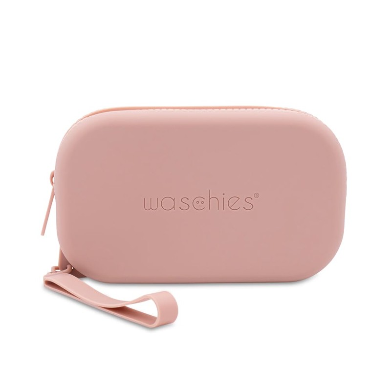 waschies "Travel Set small" nachhaltige und wiederverwendbare Mini Kosmetiktasche inkl.