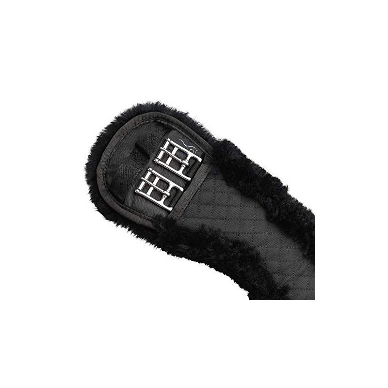 Equinate Moon Girth Anatomical Real Lambskin Short Girth Dressage Girth