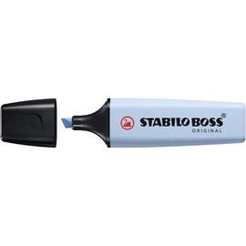 STABILO Boss Original Highlighters Pastel Chisel Tip 2-5 mm Pack of 3 Pastel Blueaa