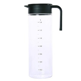 High Heat Resistant Tritan Pitcher | Everyday Use for Water, Coffee, Tea, Other Hot or Cold Beverages | Shatter Proof, Dishwasher Safe | Made in Korea (1.75L (1.85 QT, 59oz))