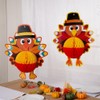 Fun Express 20" Large Turkey Honeycomb Hanging Decorations - 4