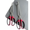 HINMAY Stainless Steel Scissor Tongs 10-Inch and 12-Inch Set, Set