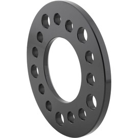 Speedway Motors Black Anodized Aluminum Wheel Spacer, 3/8 Inch Thick, Fits 4 ½ Inch, 4 ¾ Inch and 5 Inch Bolt Pattern