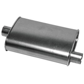 Thrush Muffler Deep Performance Tone Inlet 2 Pipe Connection Offset Outlet 2 Center