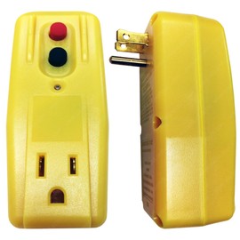 Tower Manufacturing 30339005 15 amp 3-Wire GFCI Outlet Adapter