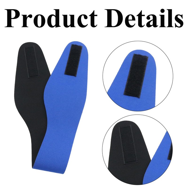 2 Pcs Adjustable Water Proof Swim Headband Waterproof Swim Ear