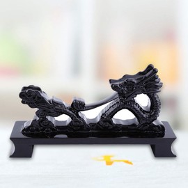 QANYEGN Chinese Dragon Shaped Wooden Sword Holder, Samurai Sword Katana Wakizashi Stand Display, Dragon Shaped Holder Stand Display, Small Size