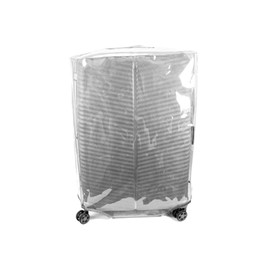 Suitcase Luggage Protector Case Clear PVC NEW 3 digit LOCK- 3 colors for Spinner Wheels (Clear, 24")