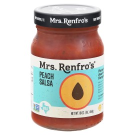 Mrs. Renfro's Peach Salsa 16 oz (Pack of 6)