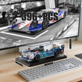 Mould King Speed Champion Racing Car DIY Building Blocks Set & Display Case,Creative Classic Cars for Boys Age 8-12, 27099 Cool Vehicles Model Toys Birthday Gifts for Adults and Kids,396 PCS