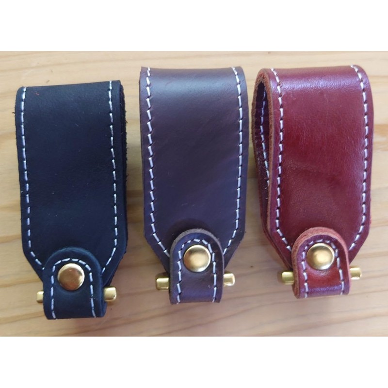 [nico nimo] Leather Key Ring, Belt Loop, Genuine Leather Key
